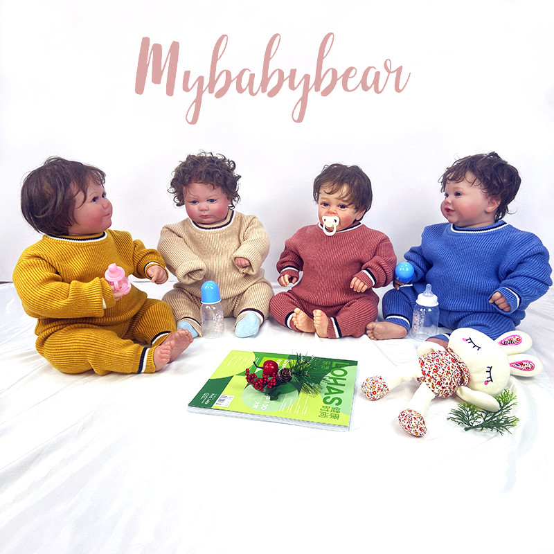 Unisex 2 Pieces Set Ribbed Knit Sweater Infant New Born Newborn Clothes Baby Girl & Boys' Clothing sets for Winter